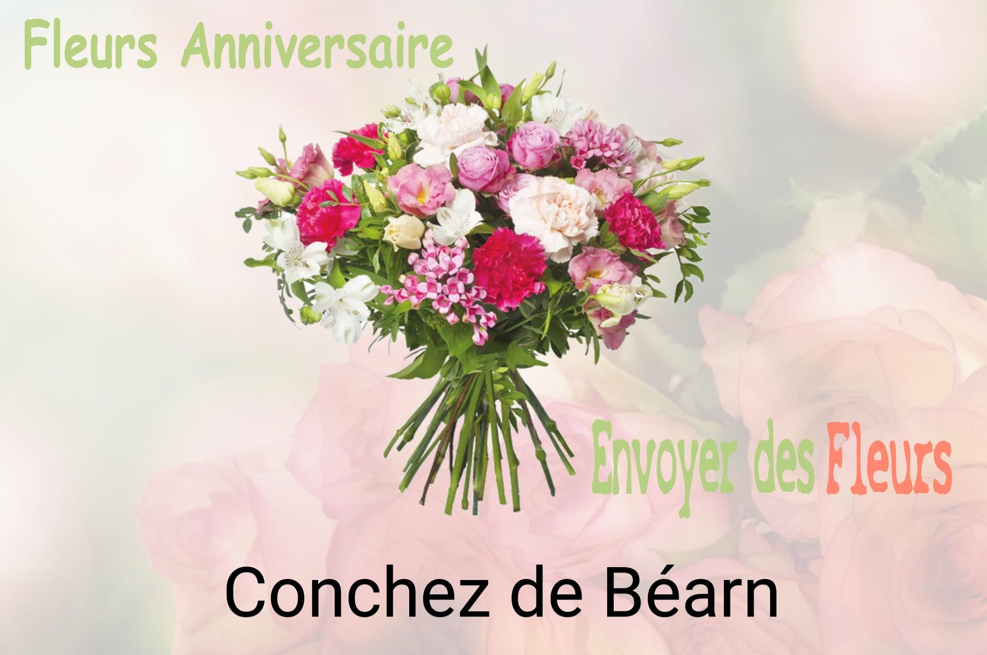 Bouquet de fleurs d’anniversaire livré à Conchez-de-Béarn