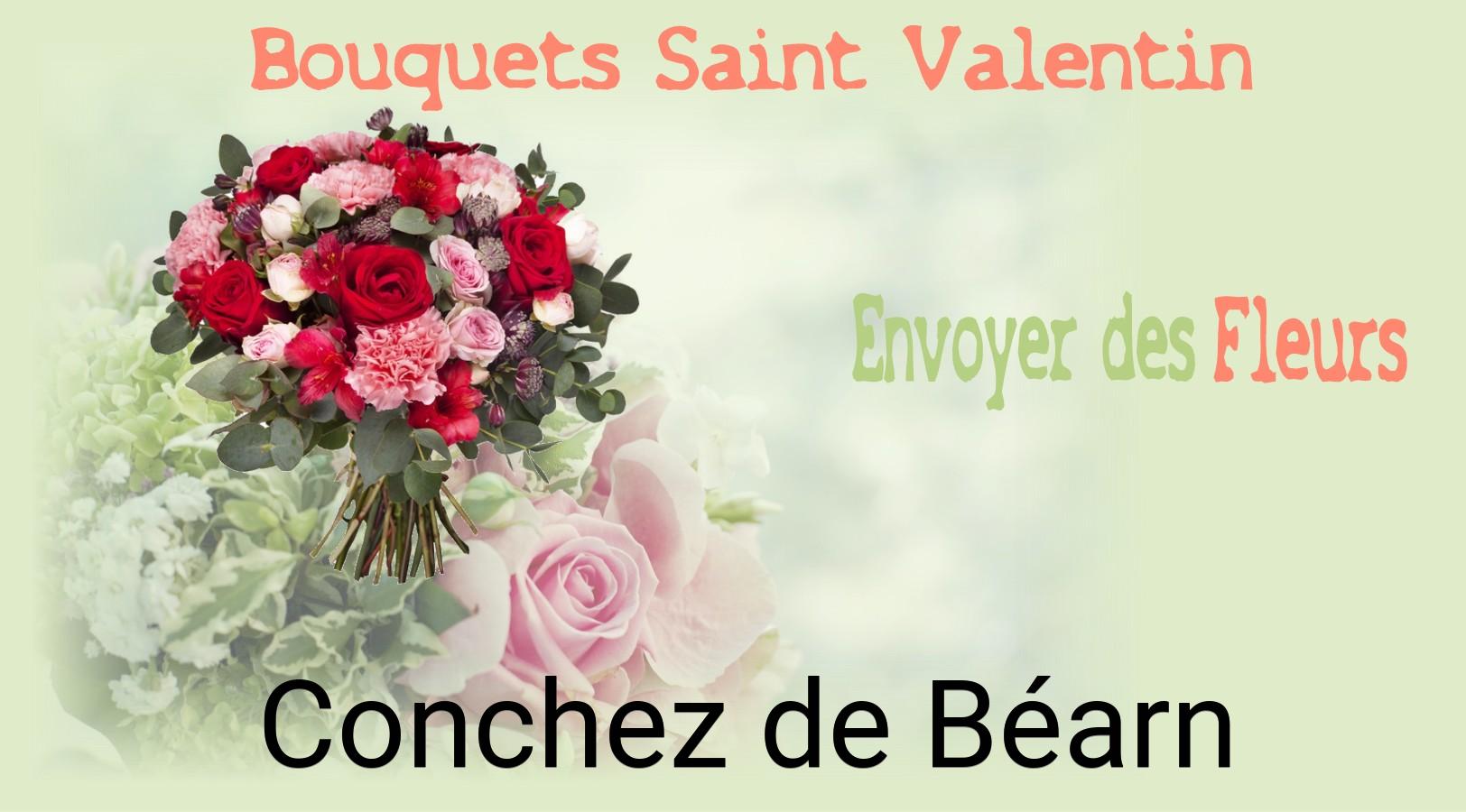 Roses de Saint-Valentin livrées à Conchez-de-Béarn